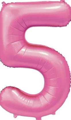 Folieballong Tall Sateng Lys Rosa 86cm