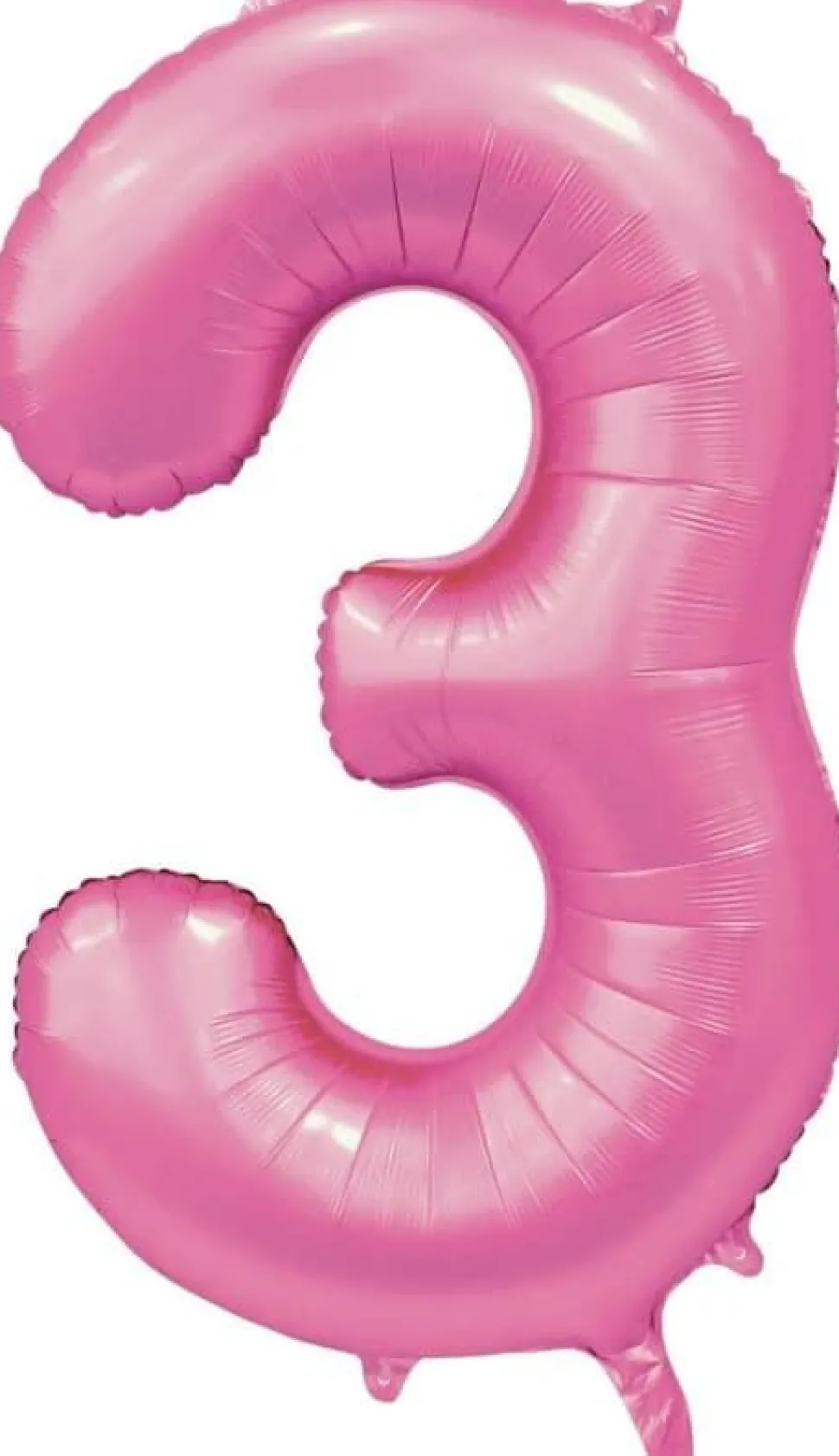 Folieballong Tall Sateng Lys Rosa 86cm