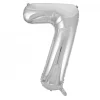 Folieballong tall sølv 86cm