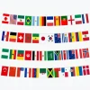 Fotball VM 2026 flagg girlander, 12m
