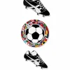 Fotball VM 2026 takdekor med fotball sko
