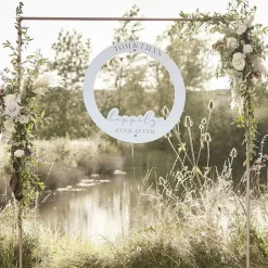 Fotoramme bryllup Happily Ever After DIY
