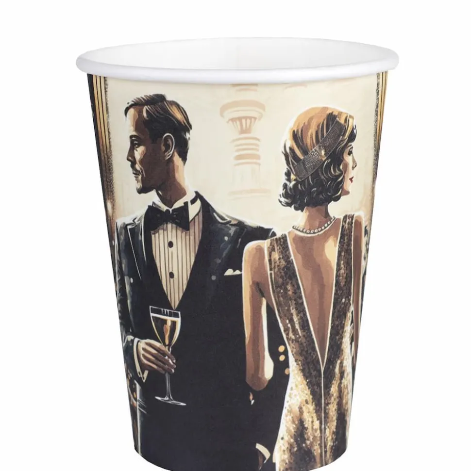 Gatsby kopper sort, 10stk