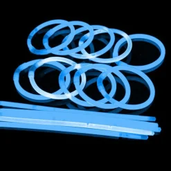 Glowstick Armbånd blå 100pk