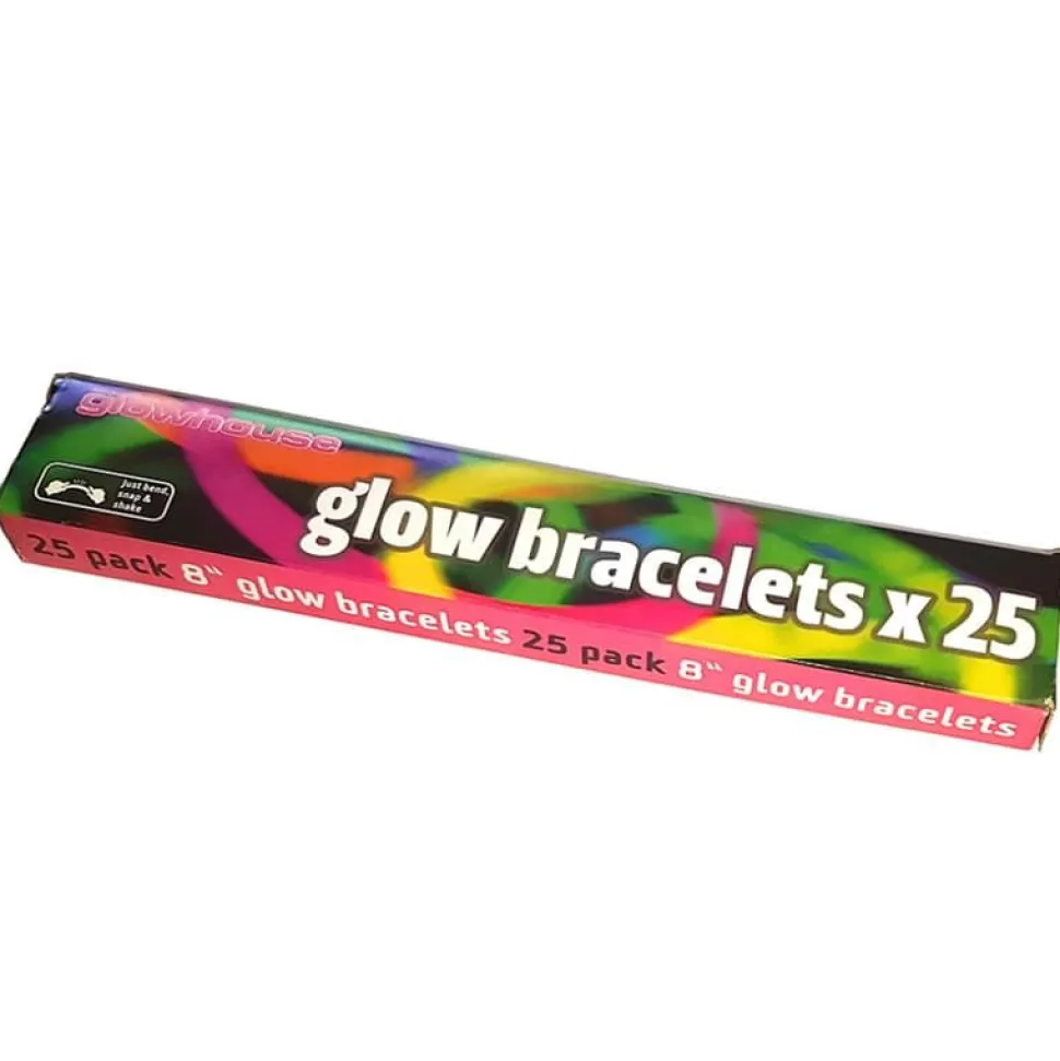 Glowstick Armbånd Mix 25pk