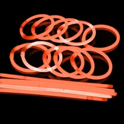Glowstick Armbånd Rød 100pk