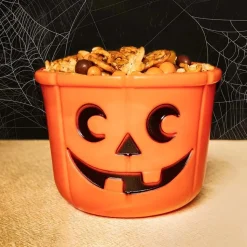Halloween Bøtte Oransje Gresskar