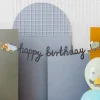 Happy Birthday Banner Byggeplass