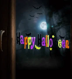 Happy Halloween Gel Window Sticker