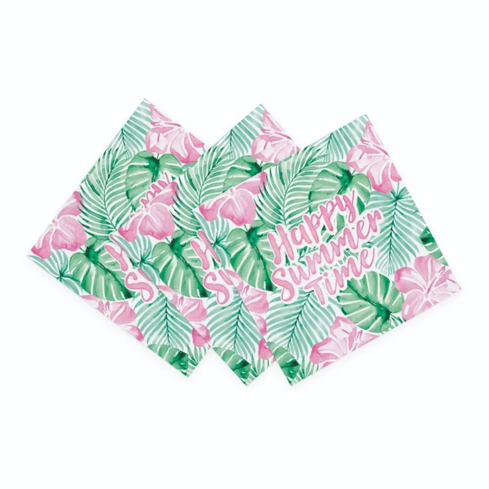Happy Summer Time Servietter 33x33cm 20stk
