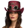 Hatt Keypunk, Burgunder med Briller