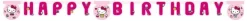 Hello Kitty Fashion Stylish Happy Birthday Banner