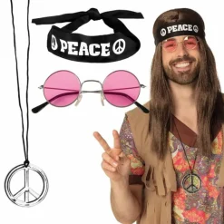 Hippie Sett Peace 3 deler
