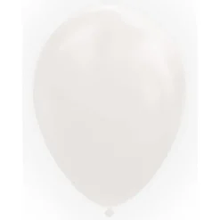 Hvite Ballonger, 30 cm, 10 stk.
