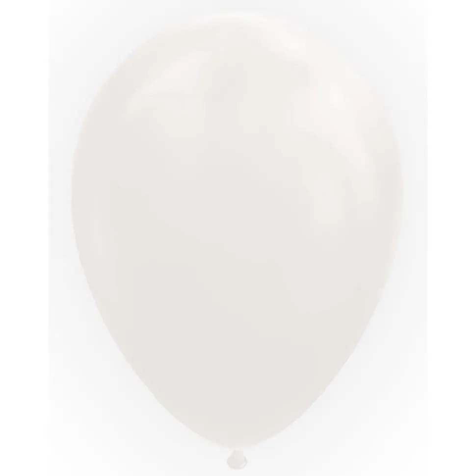 Hvite Ballonger, 30 cm, 10 stk.