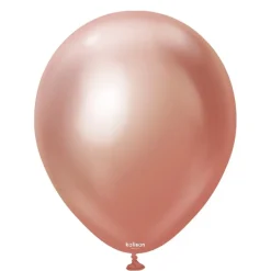 Kalisan Lateksballonger Mirror Rose Gold, 30 cm, 10 stk