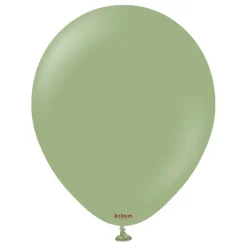 Kalisan Lateksballonger Retro Eucalyptus, 30 cm, 10 stk