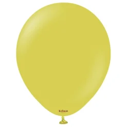 Kalisan Lateksballonger Retro Olive, 30 cm, 10 stk