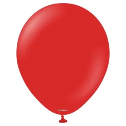 Kalisan Lateksballonger Standard Red, 30 cm, 10 stk