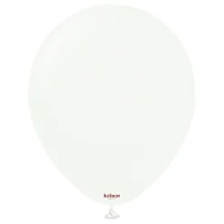Kalisan Lateksballonger Standard White, 30 cm, 10 stk