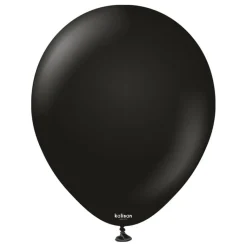 Kalisan Lateksballonger Standard Black, 30 cm, 10 stk