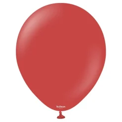 Kalisan Lateksballonger Standard Deep Red, 30 cm, 10 stk