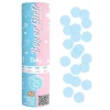 Konfettikanon Gender Reveal Blå 15 cm