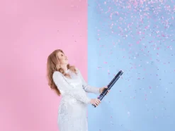 Konfettikanon Genderreveal, Rosa