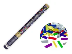 Konfettikanon, Multifarget Metallisk, 60 cm
