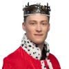 Kongekrone metall mørk sølv
