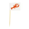 Krepselag Cocktailflagg 10 stk