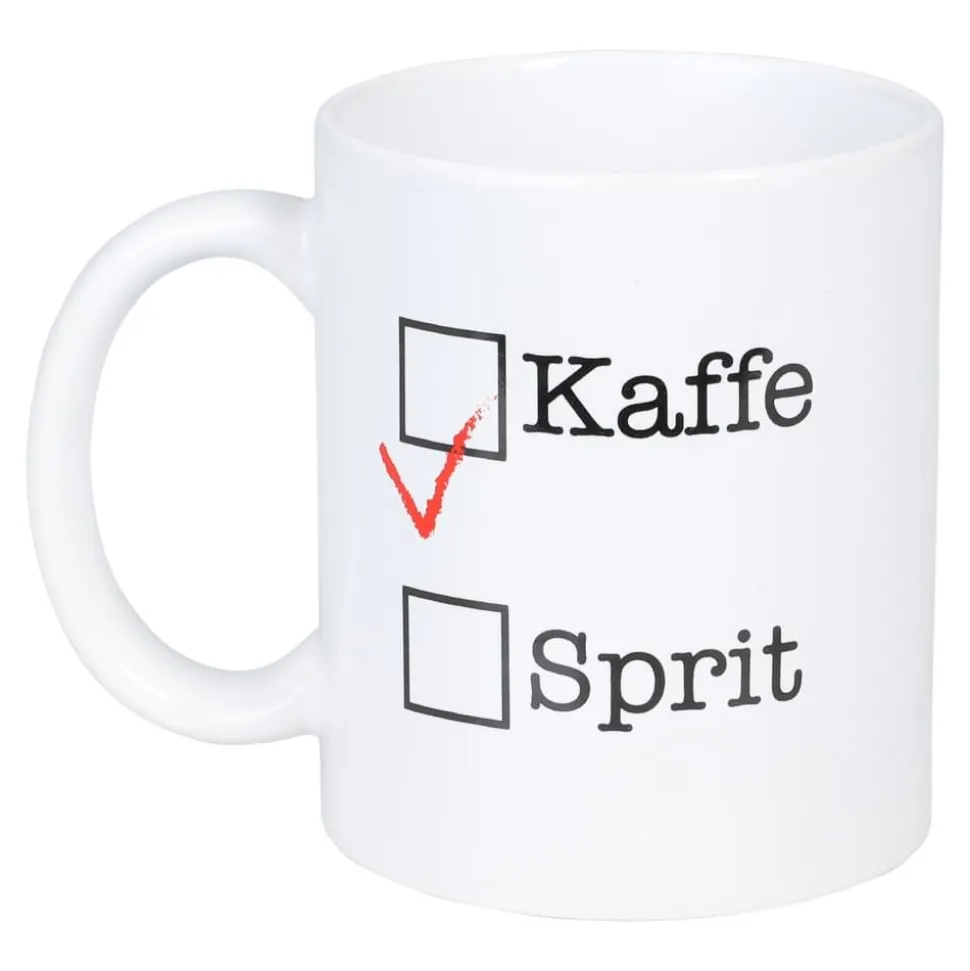 Krus- Kaffe eller sprit