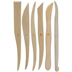 Kryolan Wooden Modeling Spatula Set