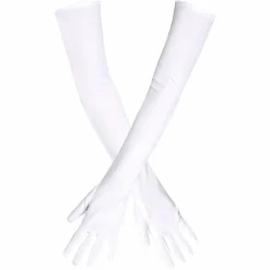 Lange Hansker 60 cm Hvit