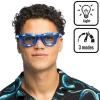 LED blå partybriller