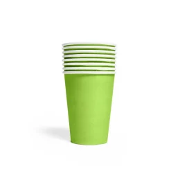 Lime grønne Kopper 8 stk