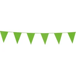 Mini Limegrønn vimpelrekke 3 meter