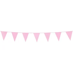 Mini Lys Rosa vimpelrekke 3 m