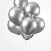 Mirror Sølv Ballonger, 30 cm, 10 stk