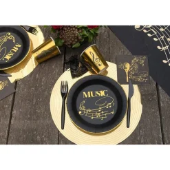 Music Gold Record Pappkopper, 10 stk