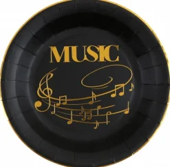 Music Gold Record Tallerkener, 10 stk