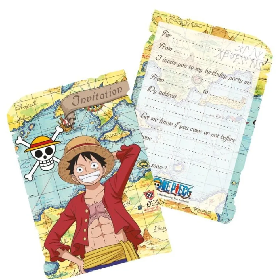 One Piece Invitasjoner 8 stk