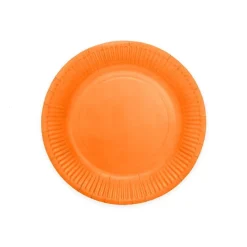 Orange Tallerkener 8stk