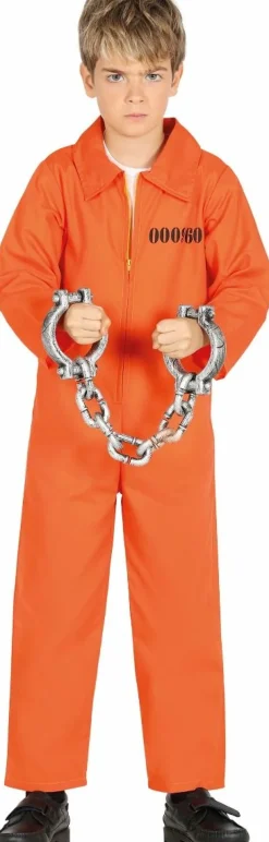 Oransje fangedrakt barn