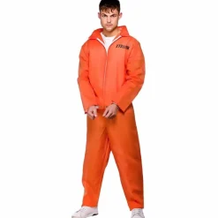Oransje fangedrakt /m håndjern