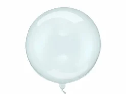 Orb Ballong Blå Gjennomsiktig, 40cm