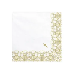 Ornament Servietter Gull, 20 stk