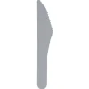 Papir Kniver Sølv 10 stk