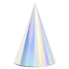 Partyhatter Iridescent, 6 stk