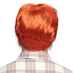 Parykk Dude Orange, med Skjegg